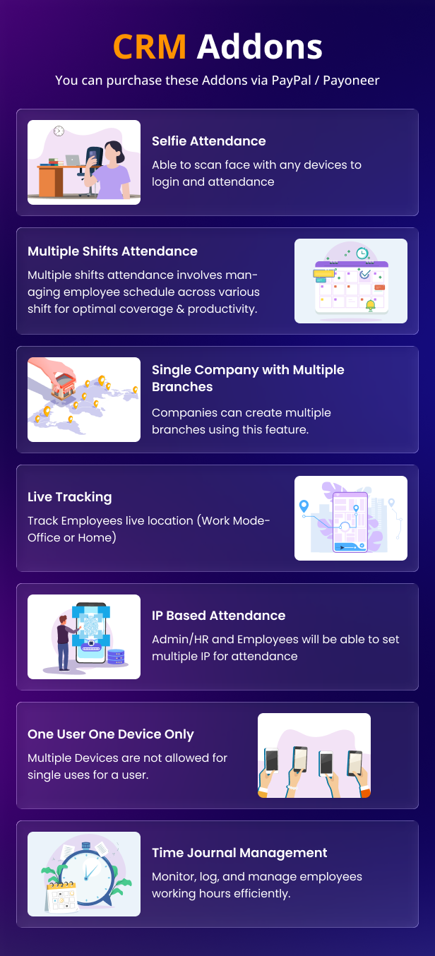 Onest CRM - Multiple Platform CRM Mobile Application