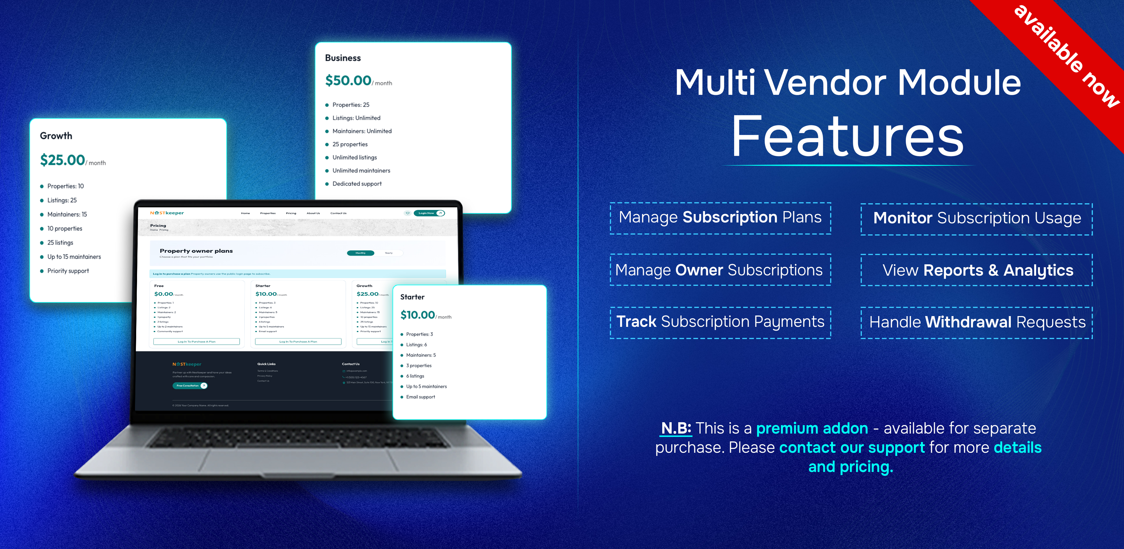 NestKeeper - Hotel, Resort & Property Management System with Booking & Rental