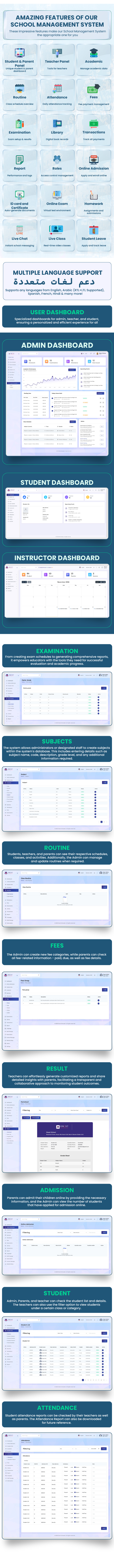 Onest Schooled - School Management System Laravel Script