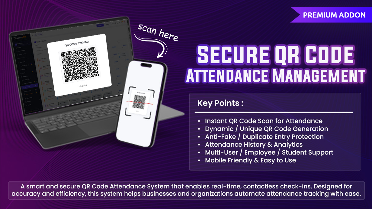 QR Attendance Available Now
